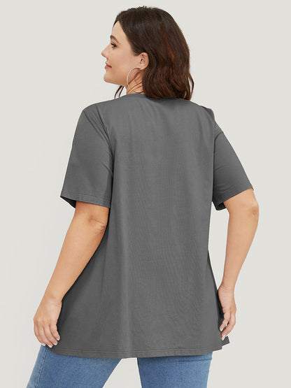 UltraCool V Neck Slightly Stretchy T-shirt