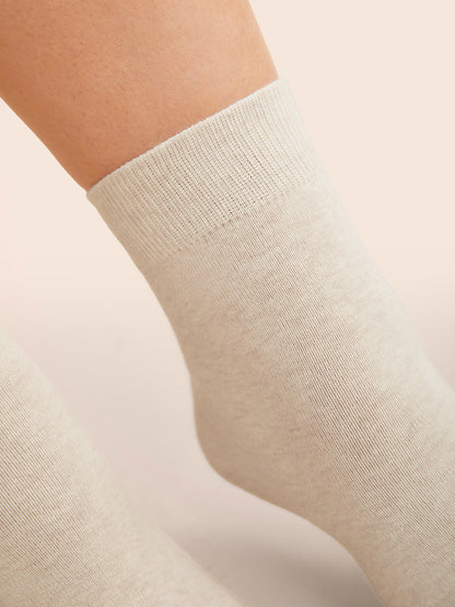 Solid Colored Socks-3 Pairs
