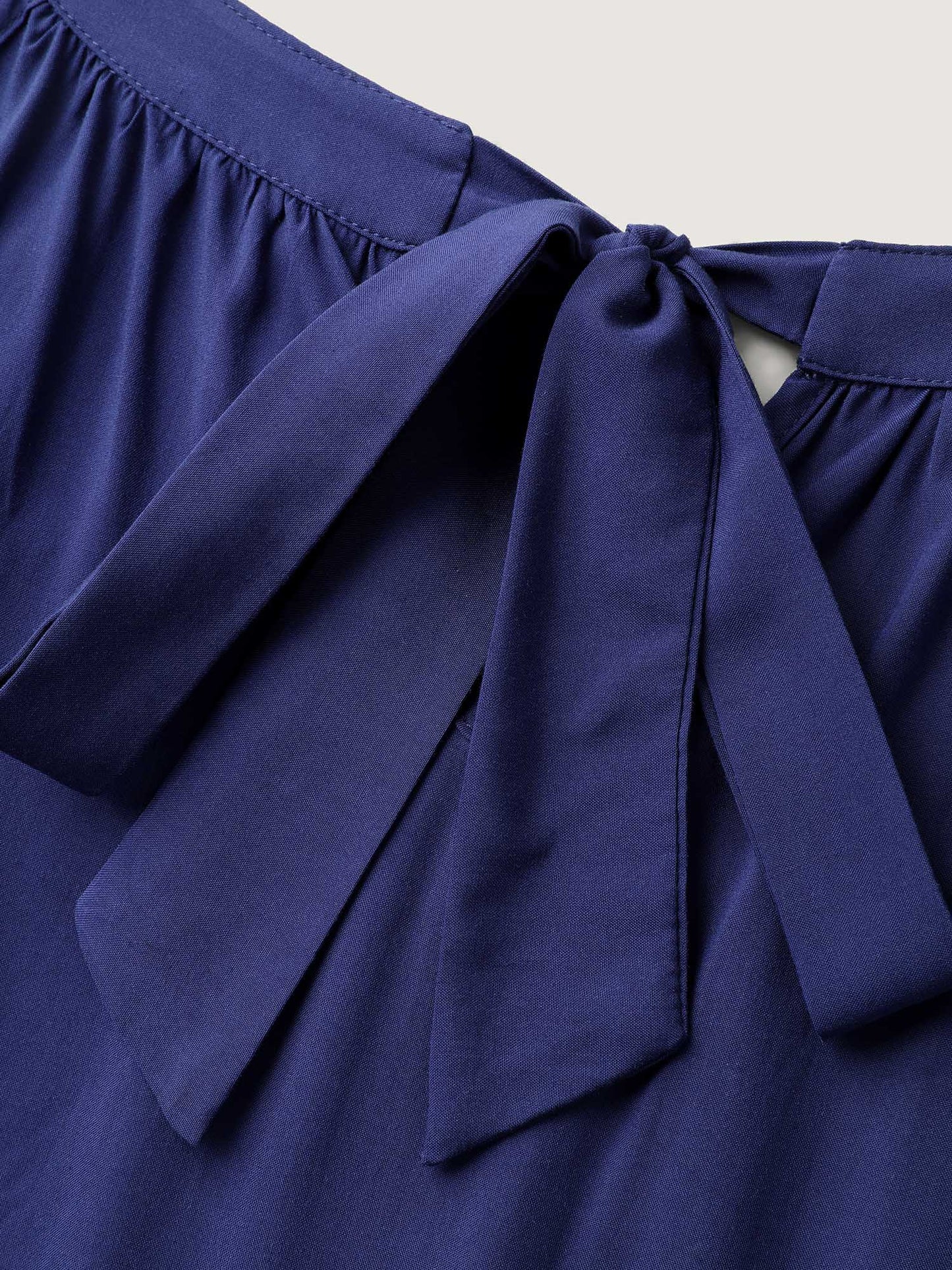 Ruffled Tiered A-Line Tie Midi Dress