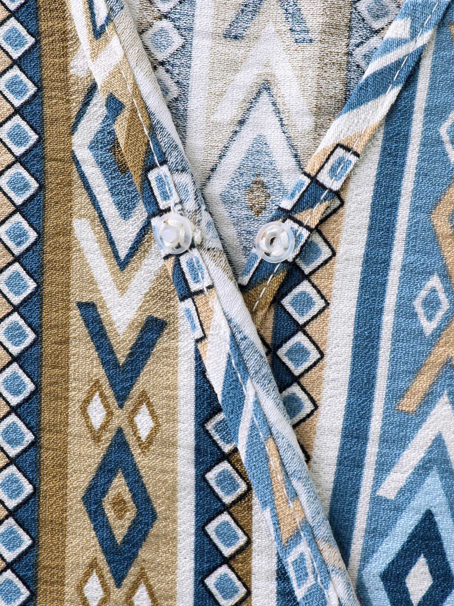 Boho Stripes Rayon Pockets Maxi Dress