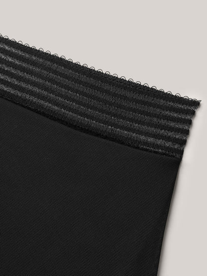 Mesh Webbed Flared Swim Bottoms