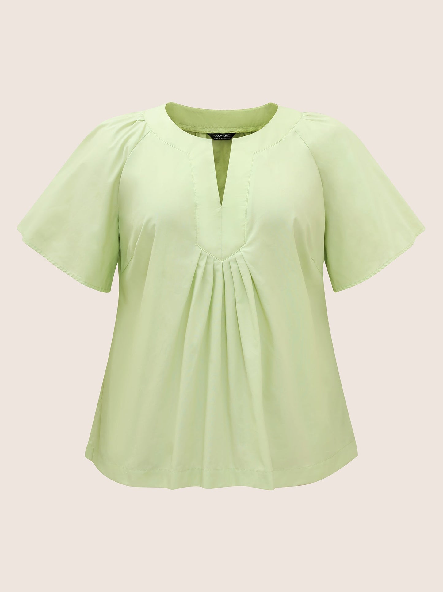 Ruffle Sleeve Ruffle Sleeve Pleated Blouse