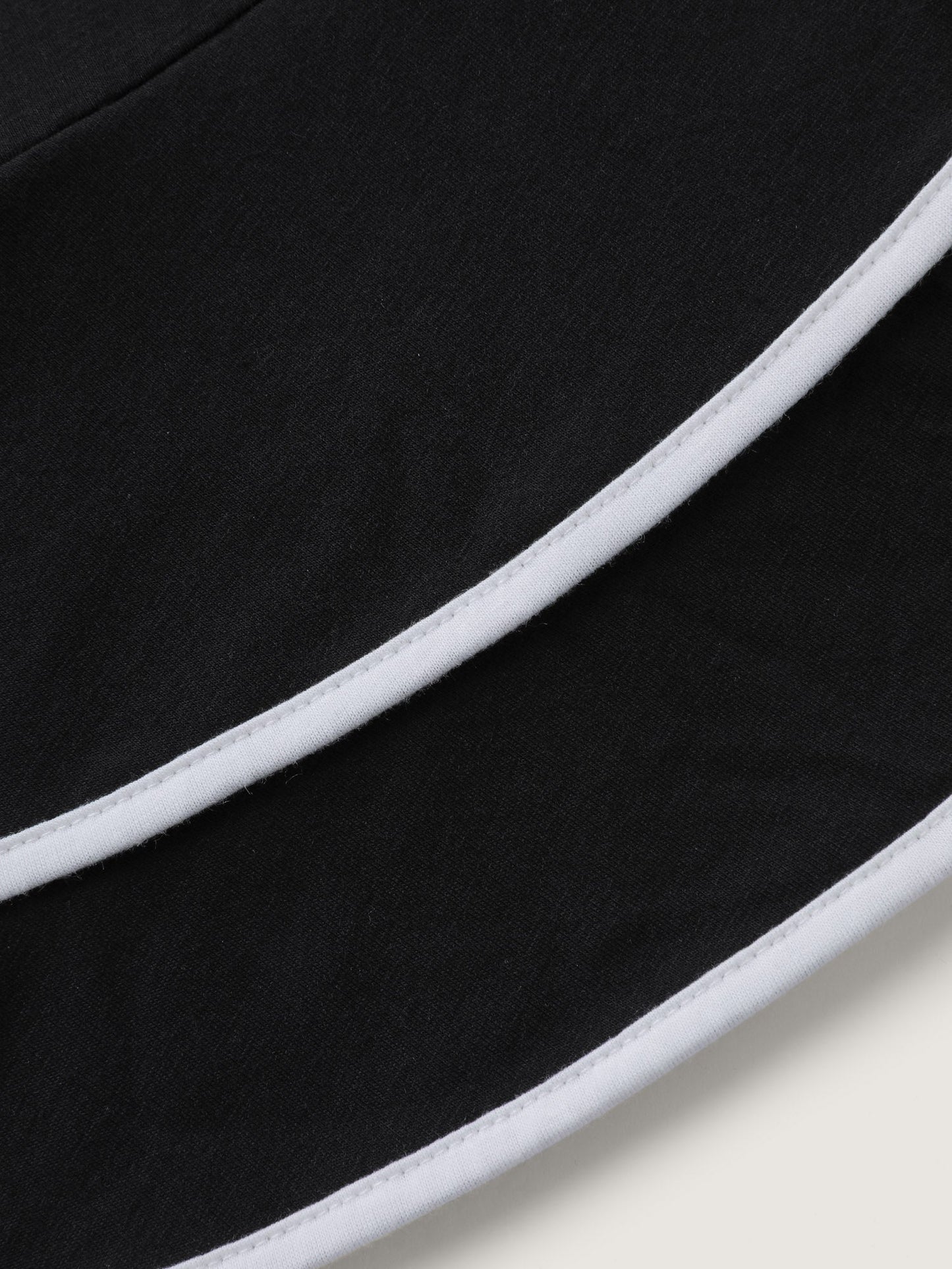 Stretchy Color Contrast Layered Sleeve T-Shirt