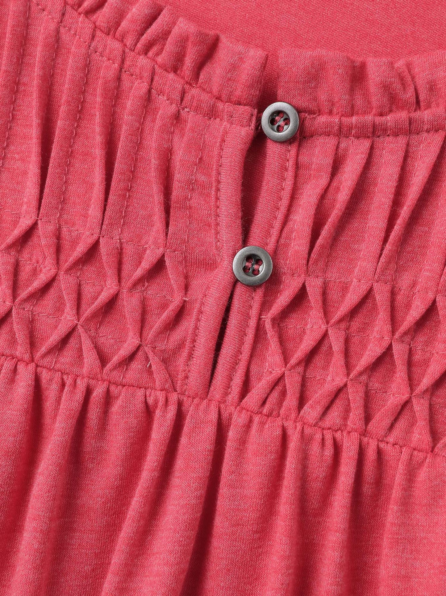 Stretchy Ruched Neckline Ruffled Neck T-Shirt