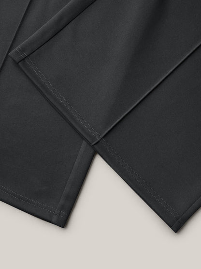 Ruched Tummy-Control Seamed Wide Leg Pants