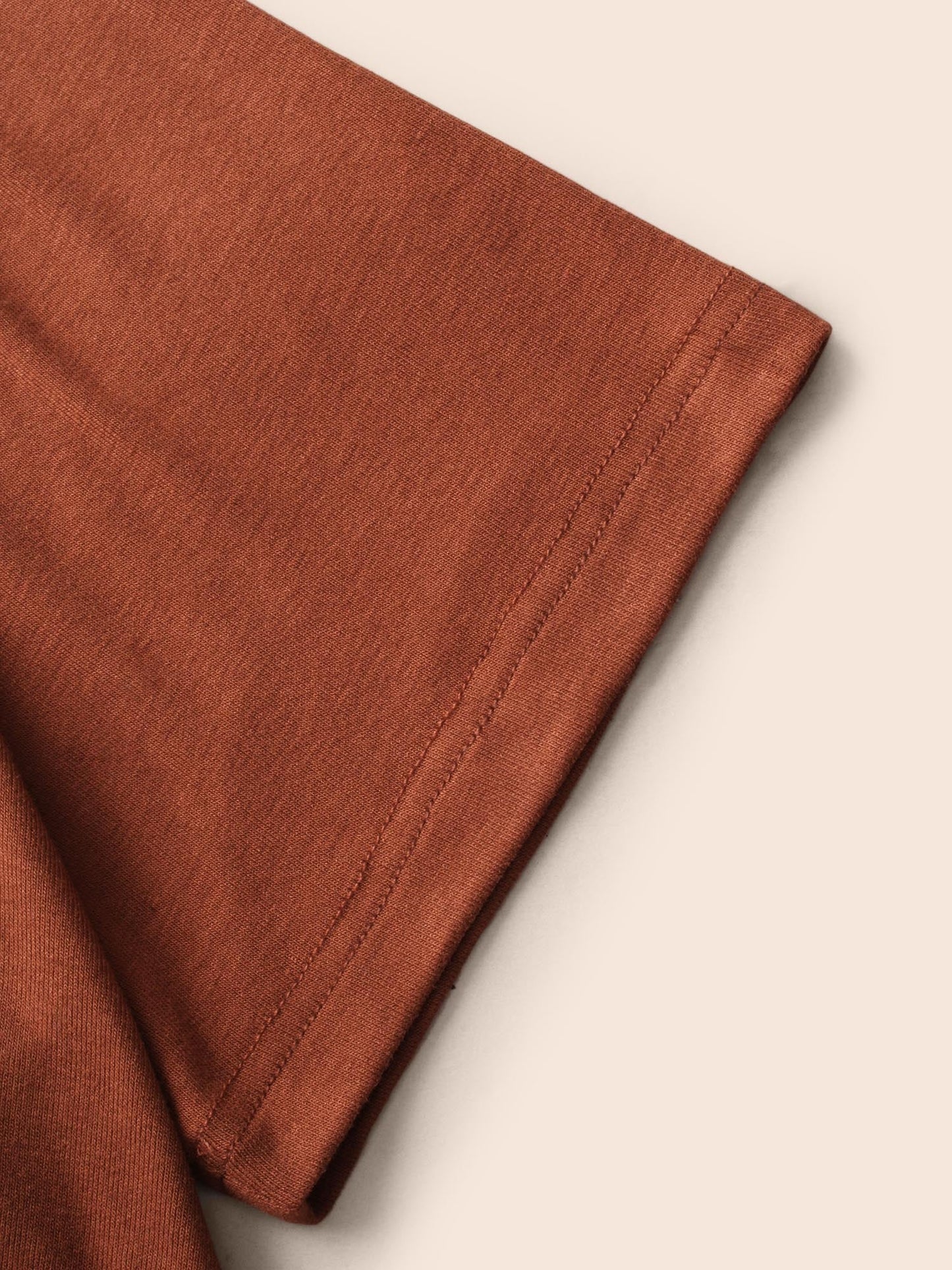 V Neck Button Detail Ruched T-shirt