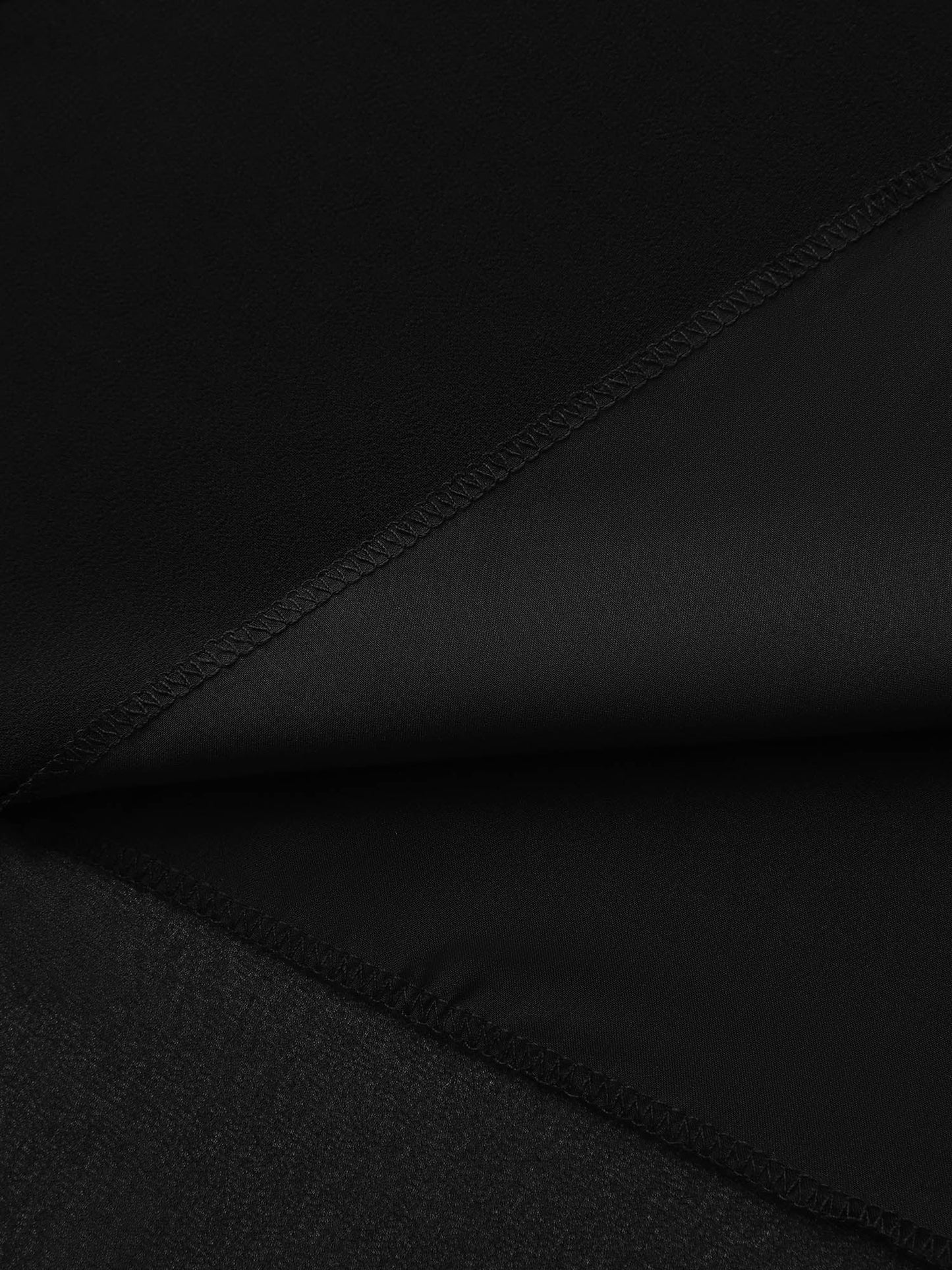Chiffon Sheer Pleated Knee-Length Dress