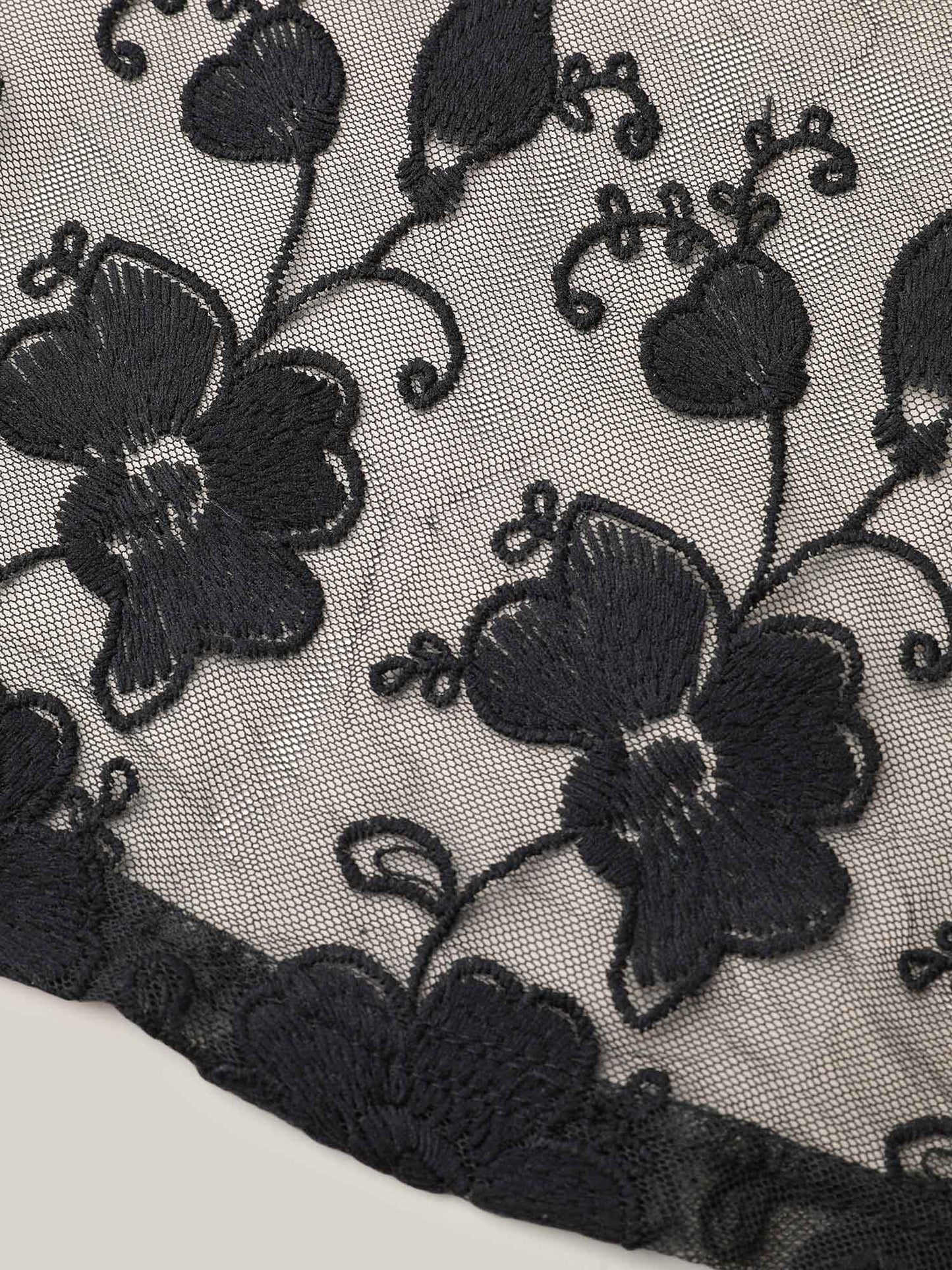 Sheer Lace Waist-Tie Kimono Cardigan