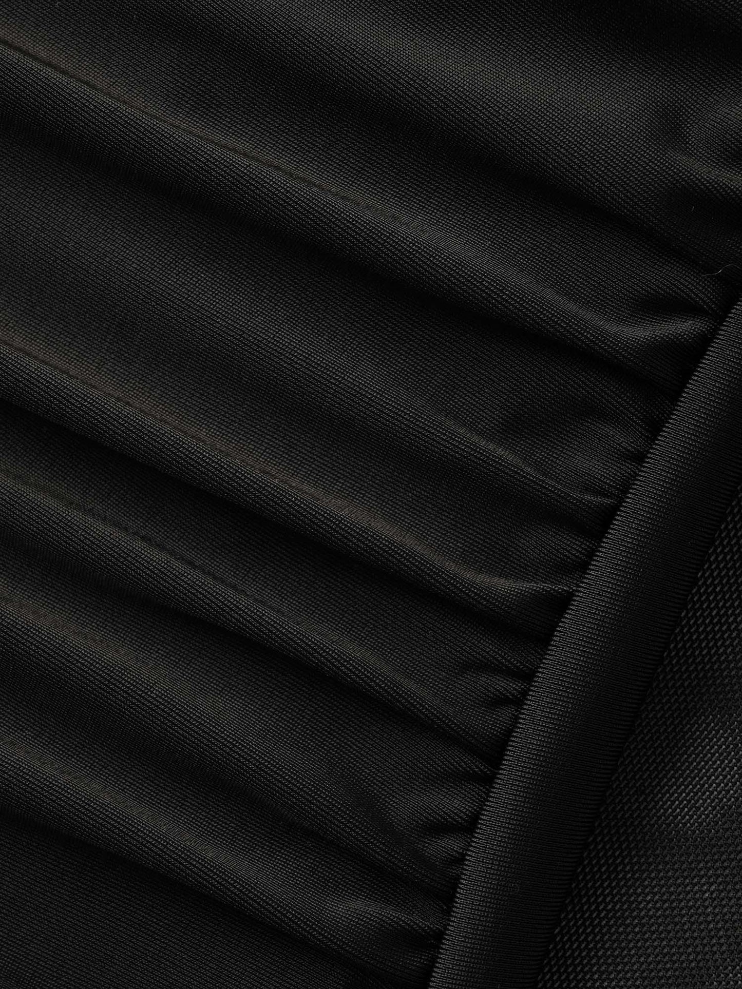 Rubber Waist Handkerchief Hem Swim Bottoms