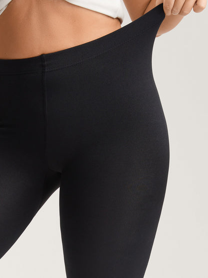 Stretch Solid Stirrup Tights