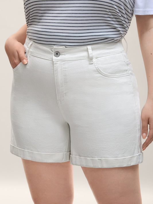 Classic Cut Denim Shorts
