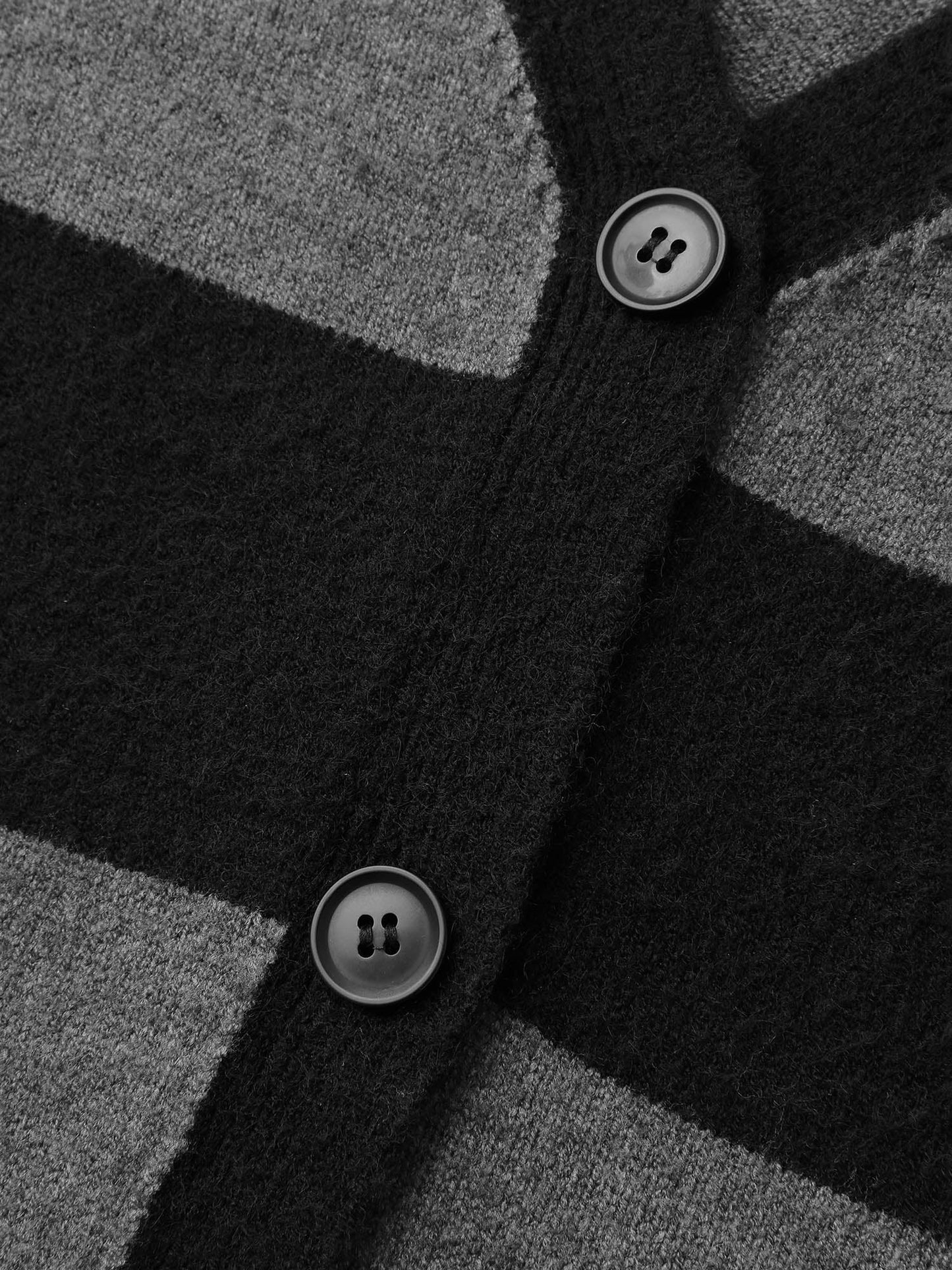 Supersoft Colorblock Button-Down Knit Cardigan