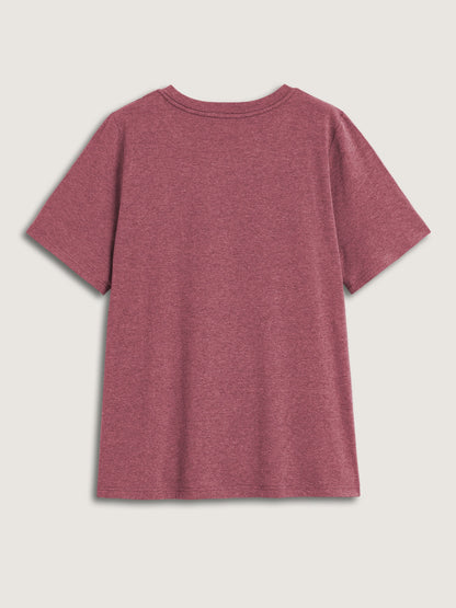 Bookish Cat Printed Round Neck T-Shirt