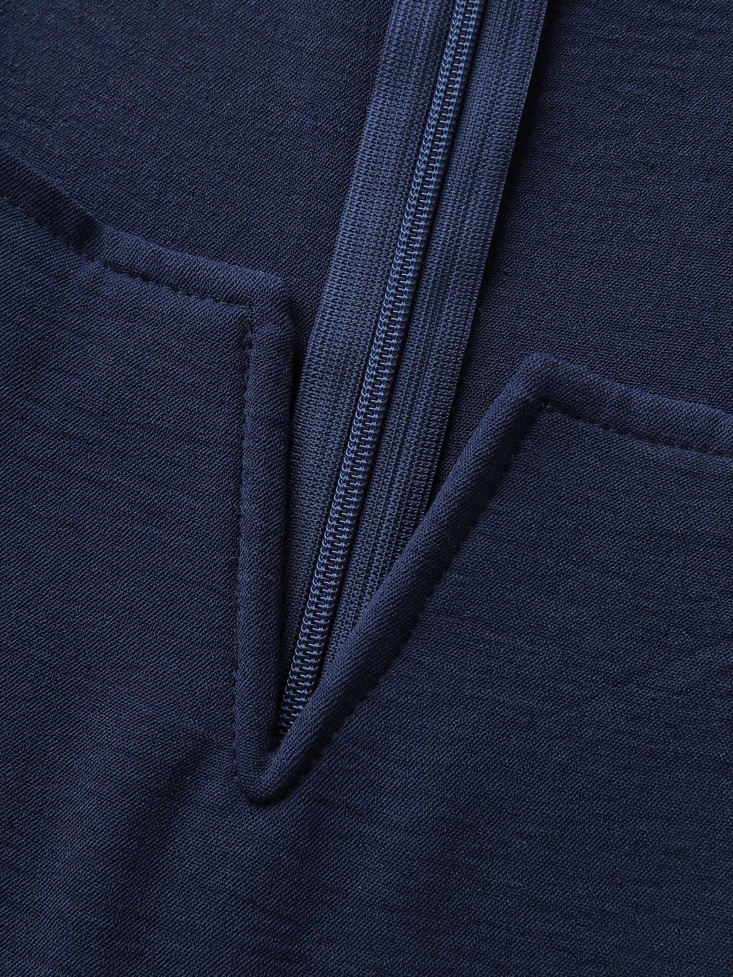 Hidden Zipper Pockets Wide-Leg Jumpsuit