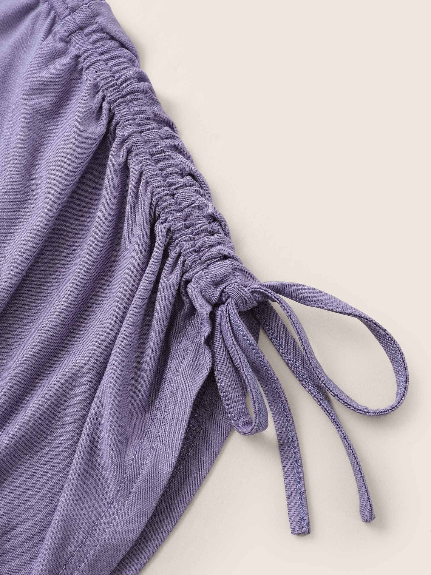 Supersoft Essentials Solid Drawstring Sleep Top