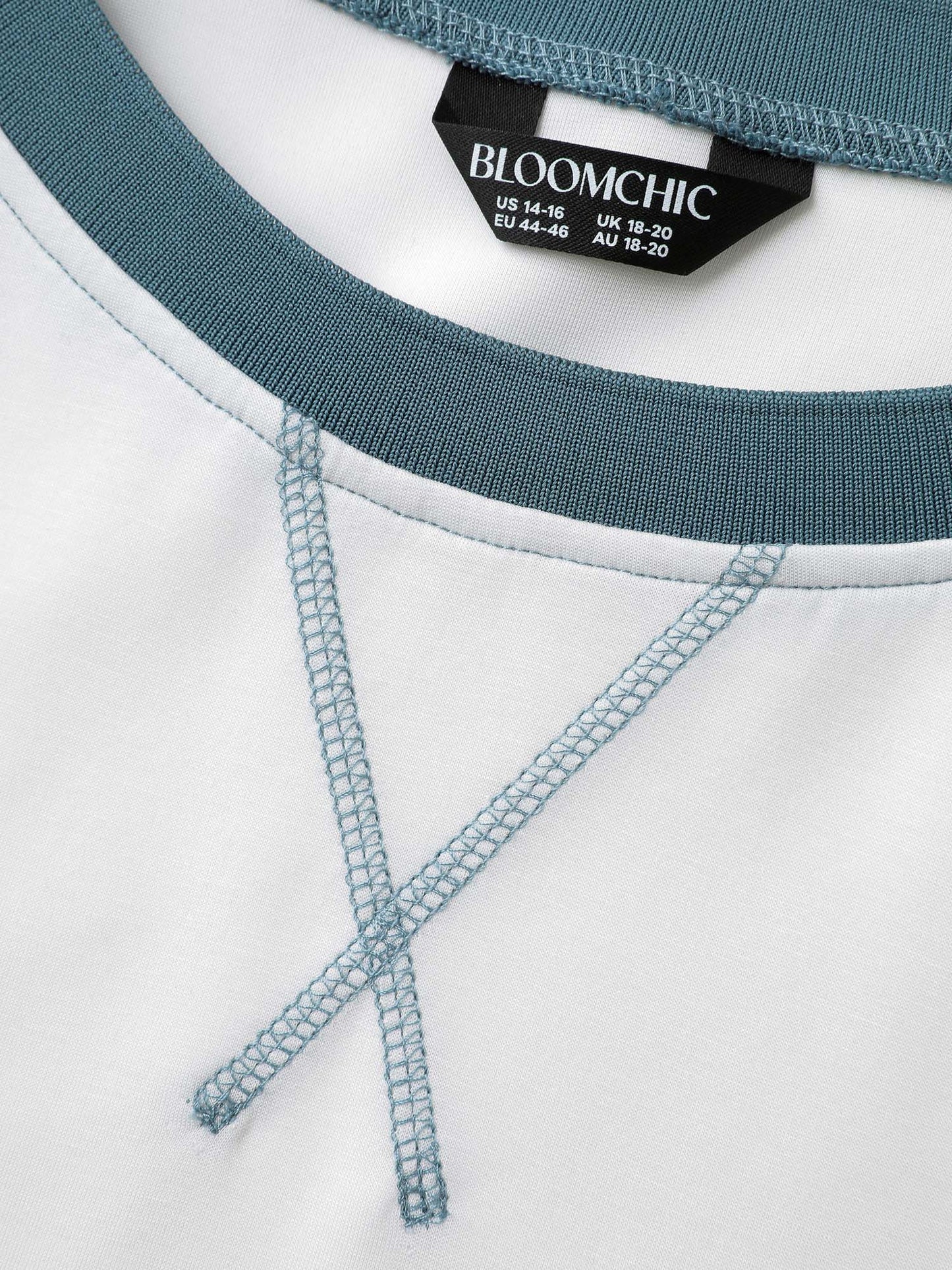 Supersoft Color Contrast Round Neck Sweatshirt