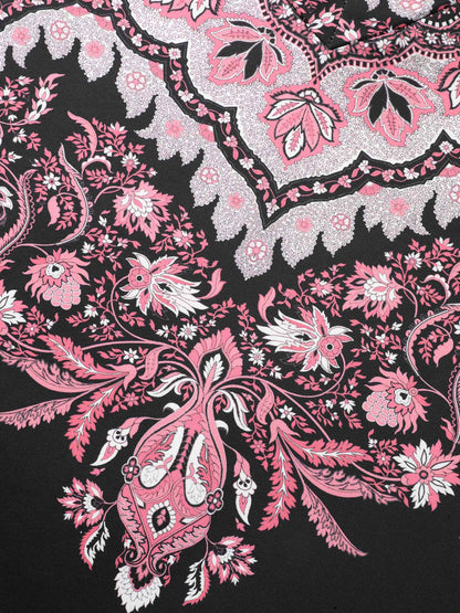Stretchy Boho Print Full Sleeve T-Shirt