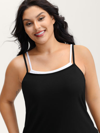 Supersoft Thin Straps Fitted Tank Top