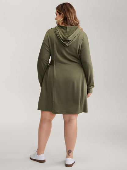 Supersoft Adjustable Waist Flowy Mini Dress