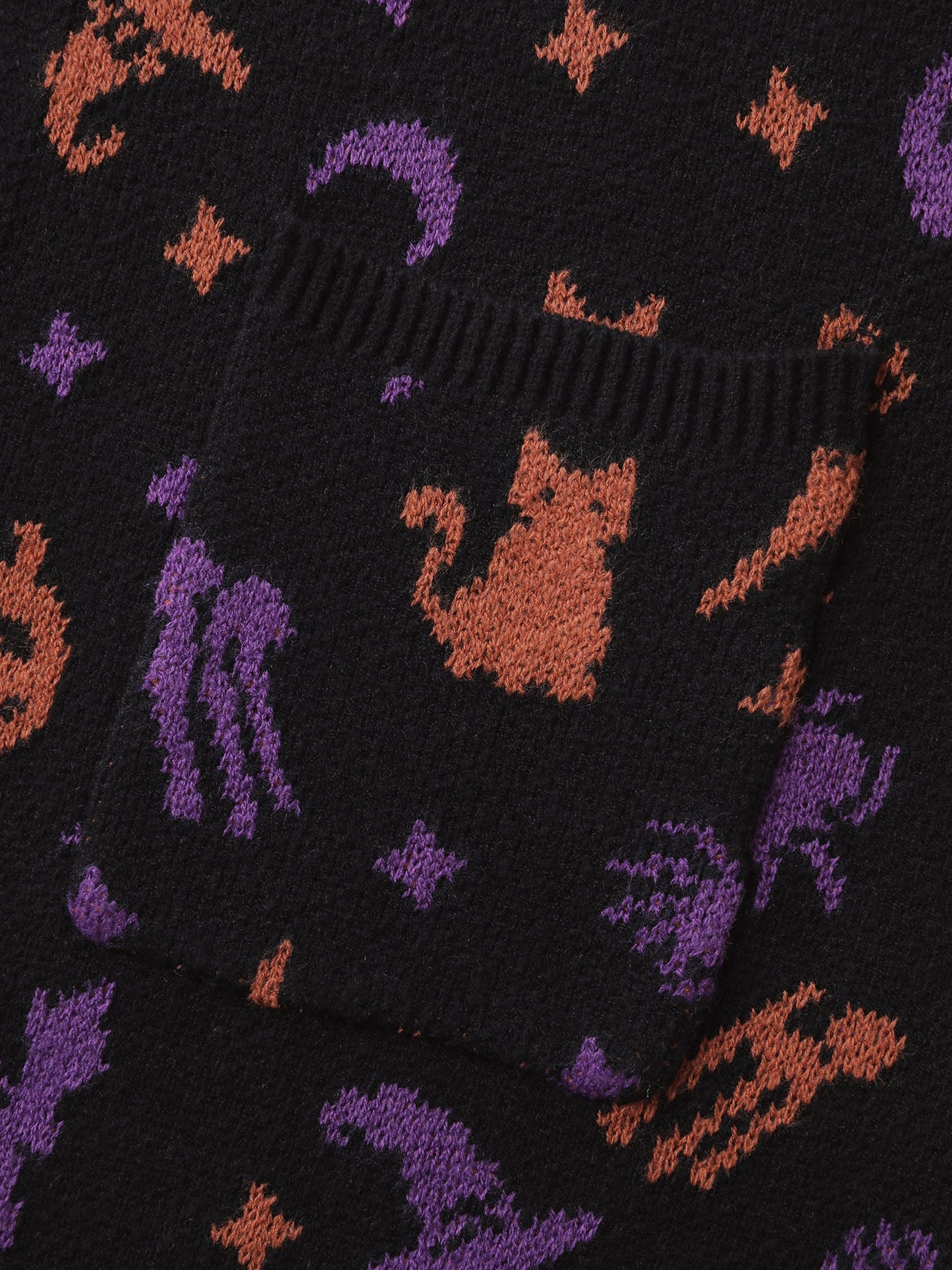 Halloween Party Print Hooded Pocket Cardigan