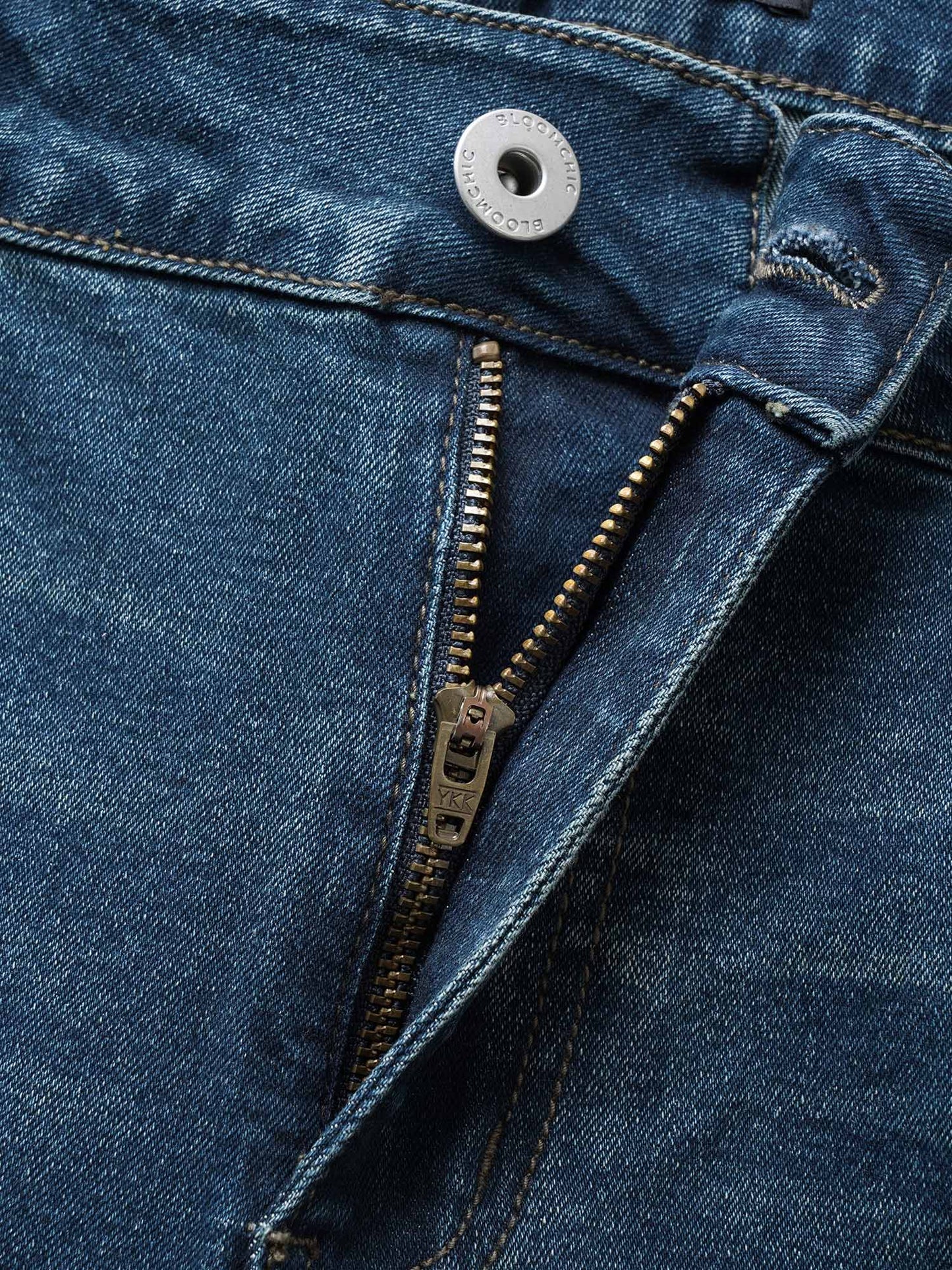 Dark Wash Slit Hem Pull On Jegging Jeans
