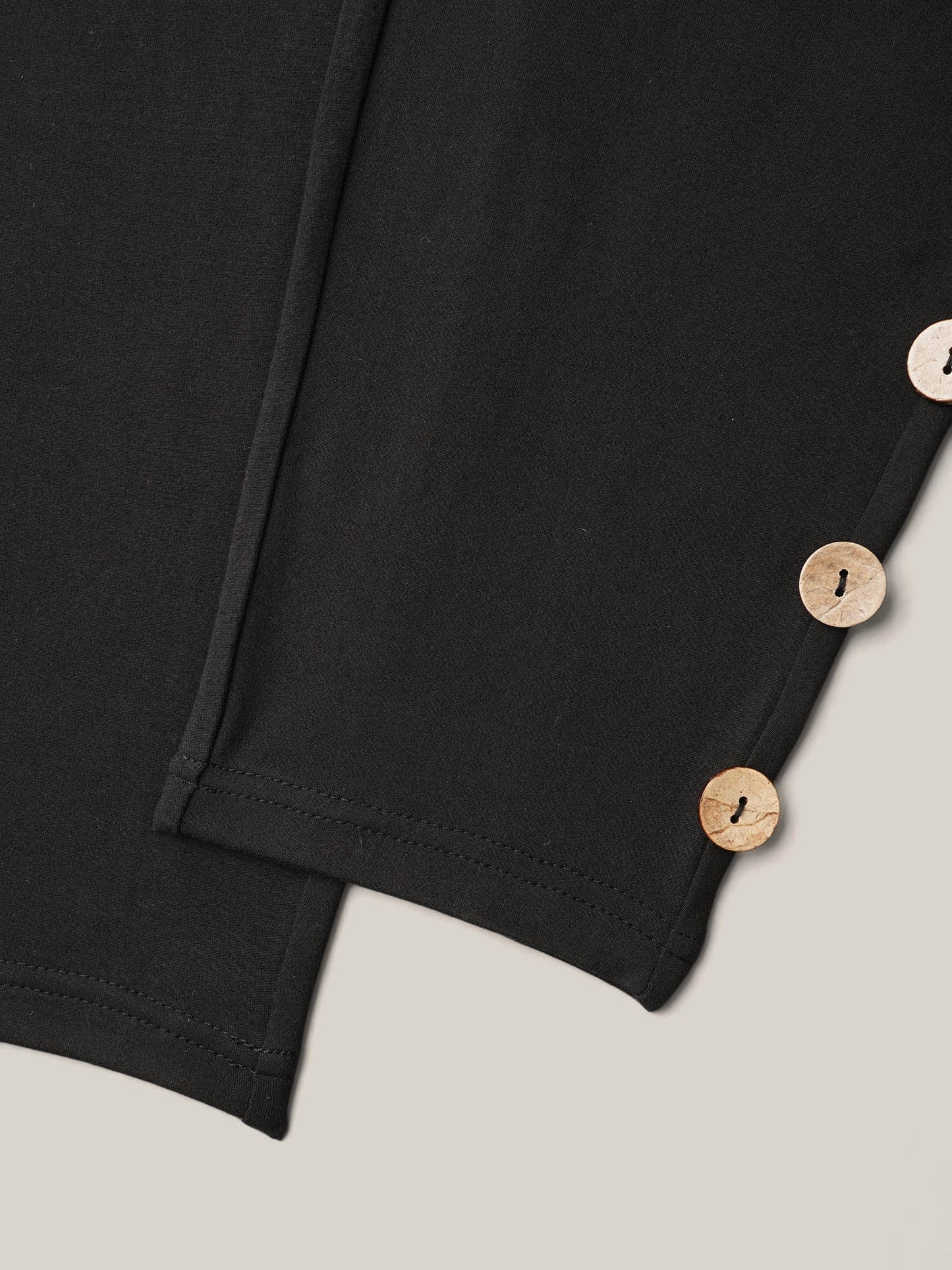 Button Detail Mid-Rise Skinny-Fit Pants