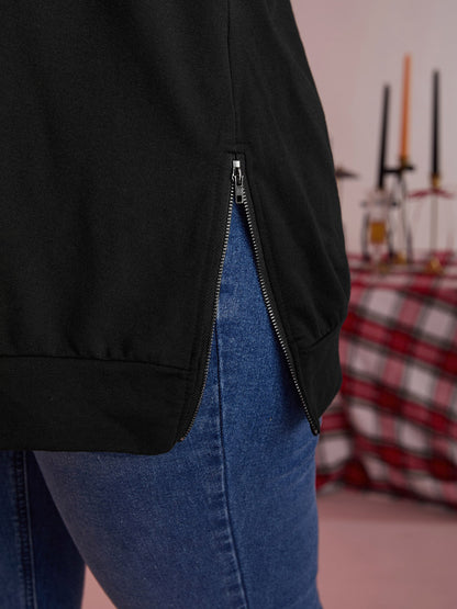 Romantic Skull Back Motif Hoodie