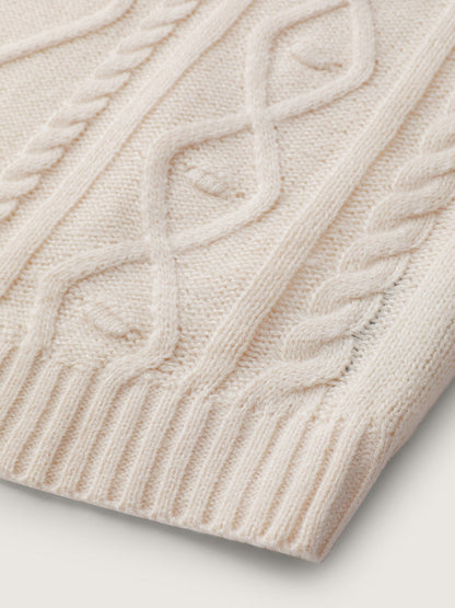 Textured Cross-Tie Hooded Pullover