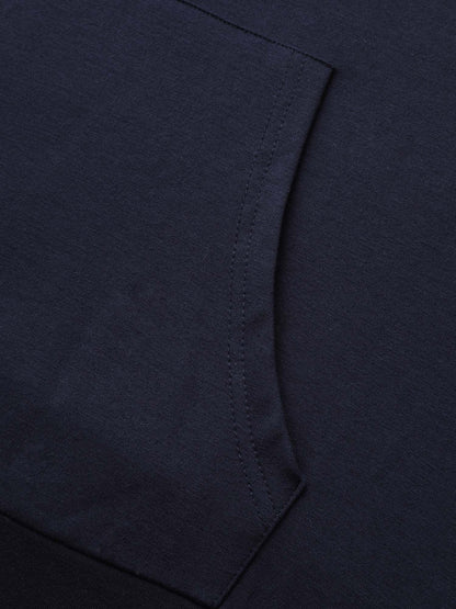 Supersoft Embroidered Sleeve Solid Hoodie