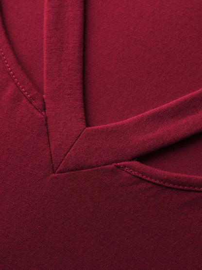 Supersoft Stretchy Cut-Out V-Neck Tank Top