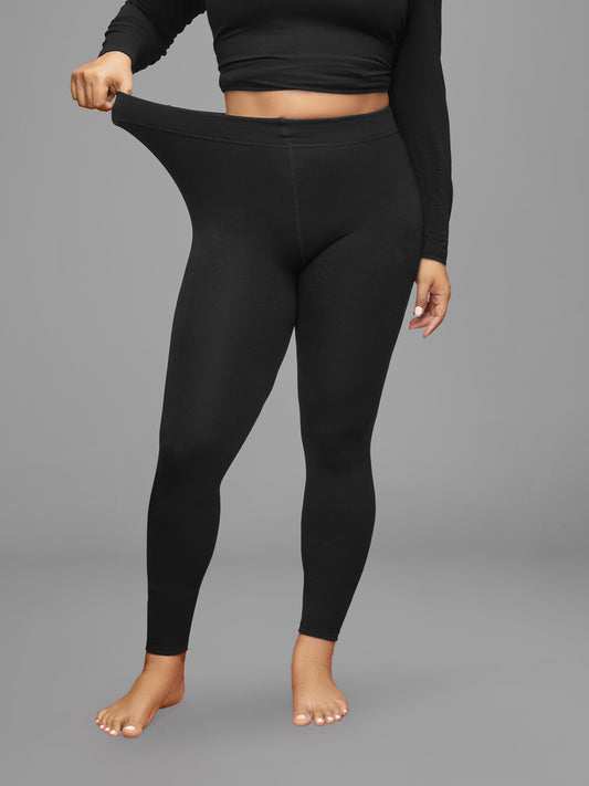 Light Fleece High-Waisted Legging Tights Stocking