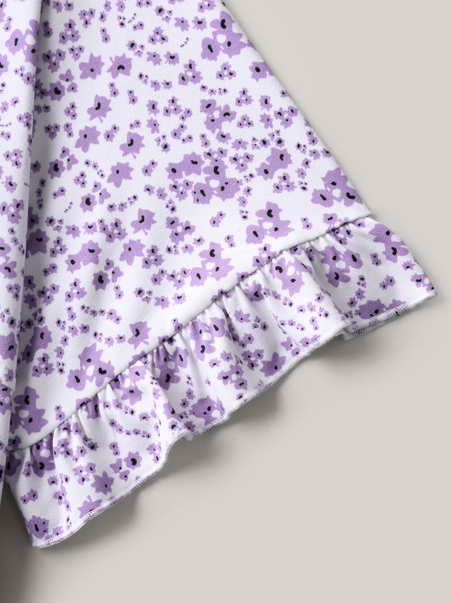 Supersoft Ditsy Floral Print Pockets Romper