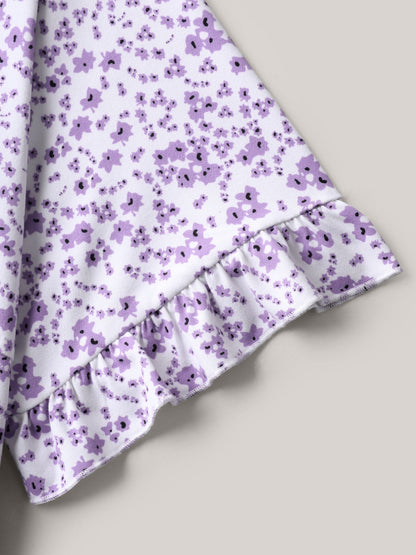 Supersoft Ditsy Floral Print Pockets Romper