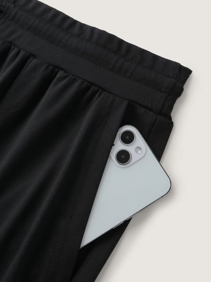 Wide Waistband Drawstring Flared Pants