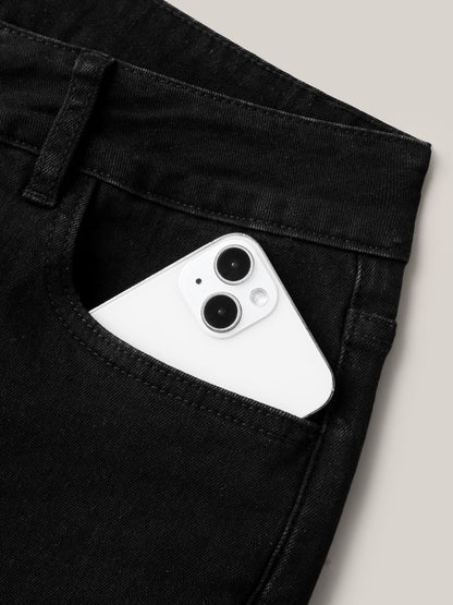 Classic Straight-Leg High-Rise Jeans