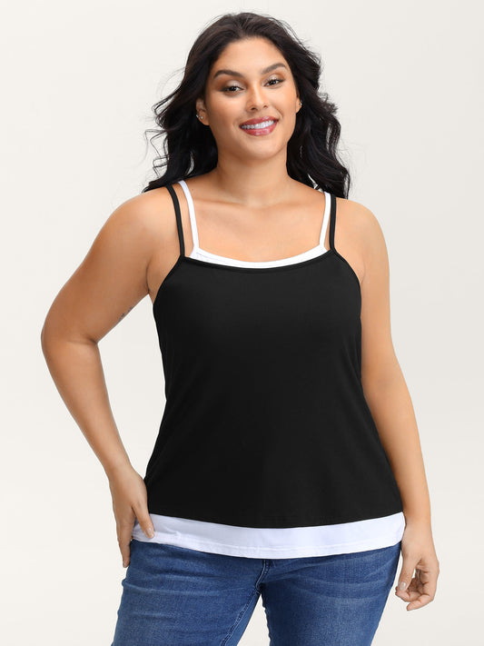 Supersoft Thin Straps Fitted Tank Top
