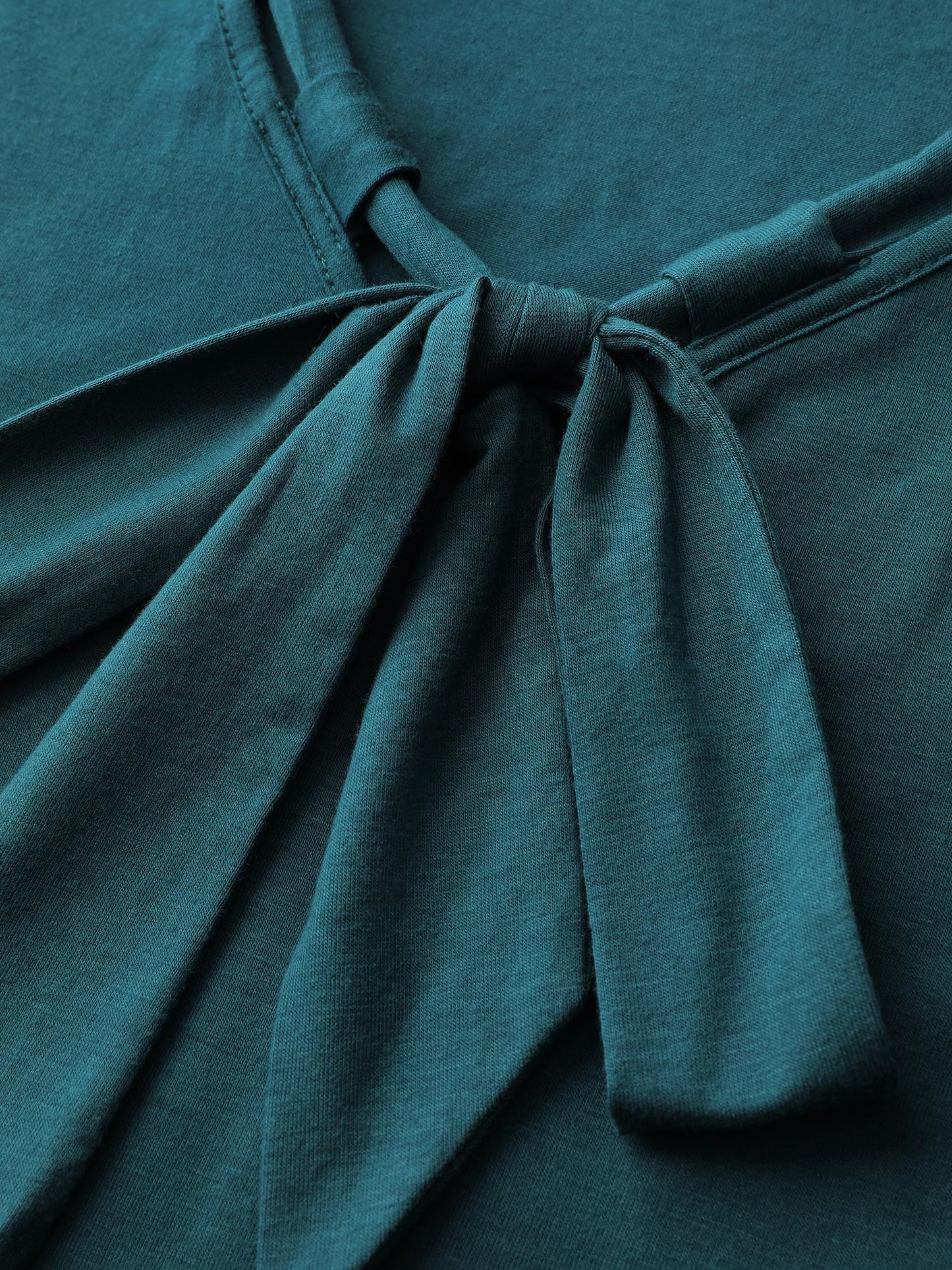 Supersoft Stretchy Bowknot Neckline Tank Top
