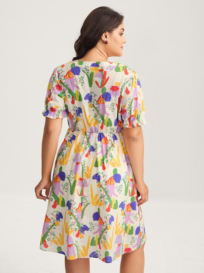 Pure Cotton Floral Dream Midi Dress