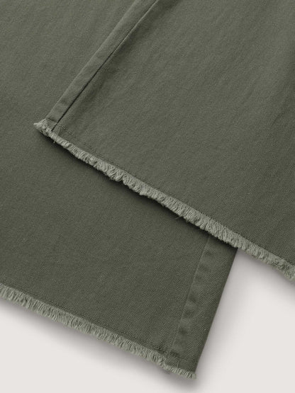 Vintage Wash Flared Hem Bootcut Pants