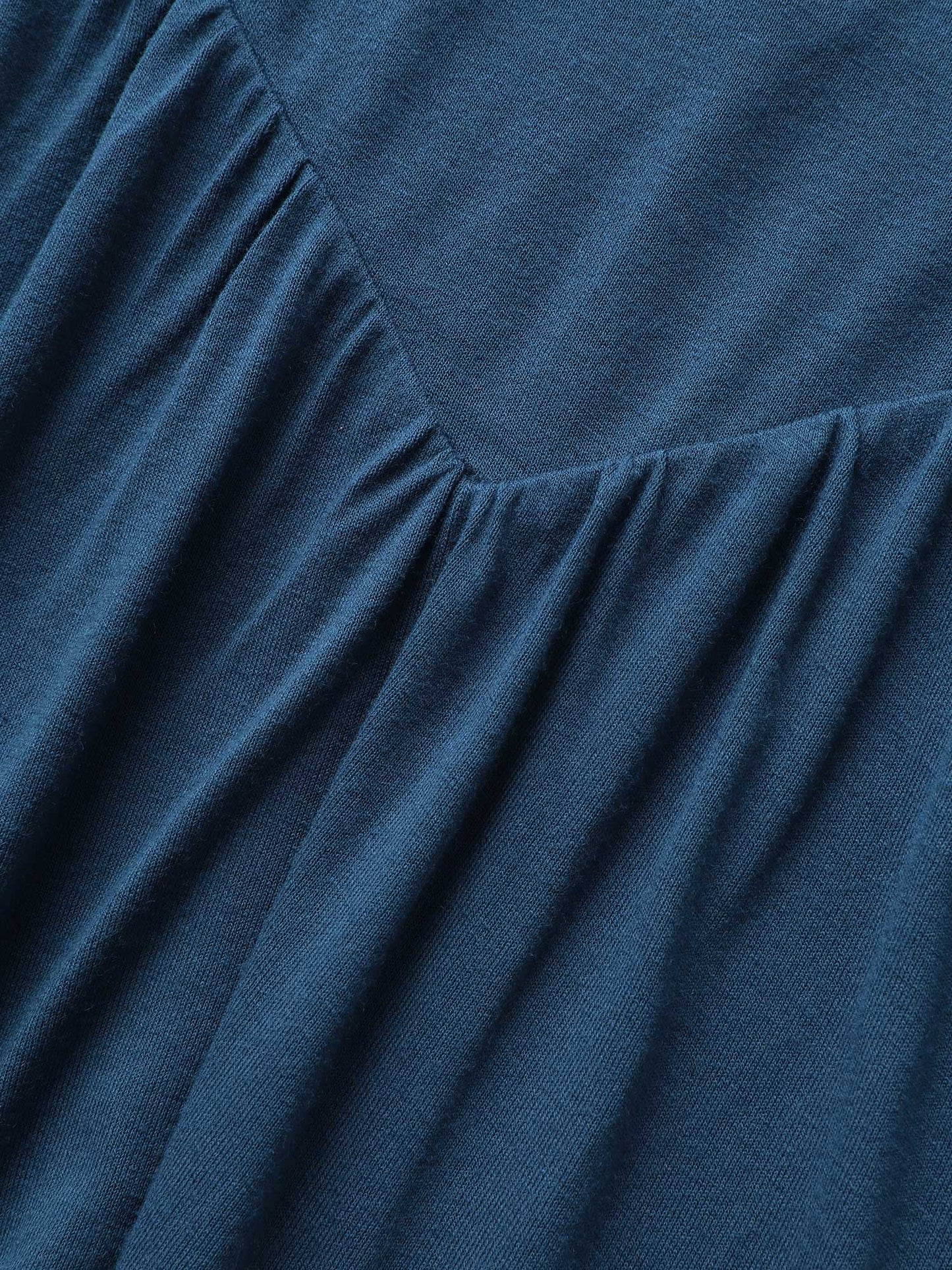 Plain Round Neck Tiered Ruffles Tank Top