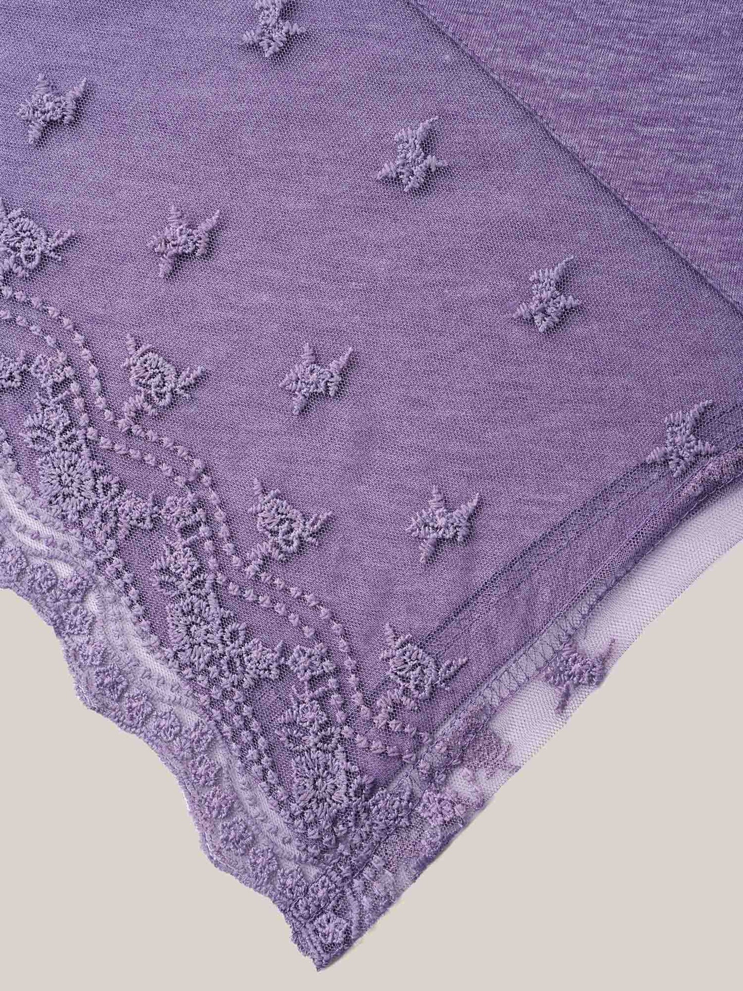 Notched Collar Sheer Lace Hi-Low Hem Vest