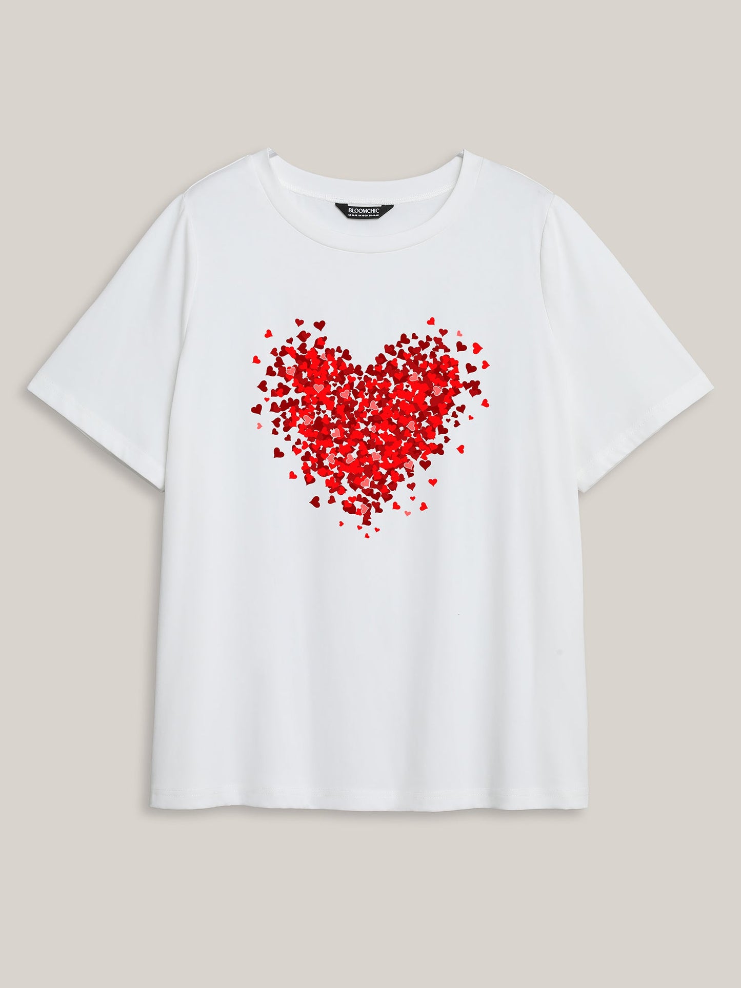 Oh-my-Heart Round Neck T-Shirt