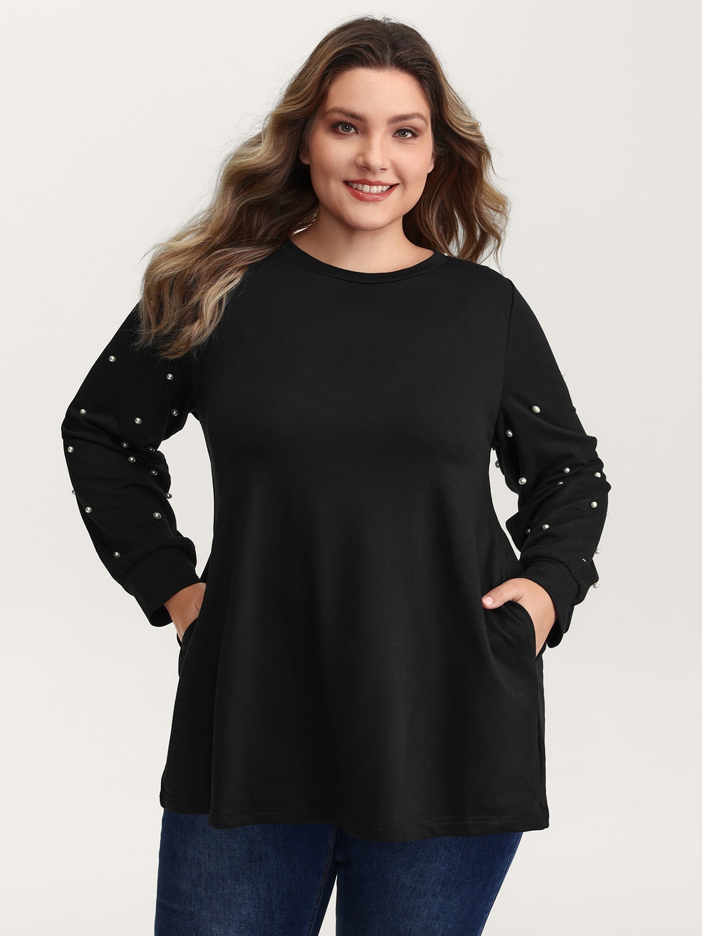 Bubble Beads Pockets Solid Top