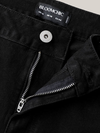 Classic Straight-Leg High-Rise Jeans