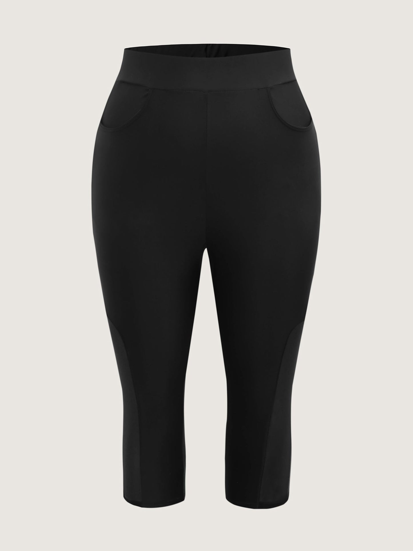 Sheer Skinny-Fit Crop Swim Bottoms