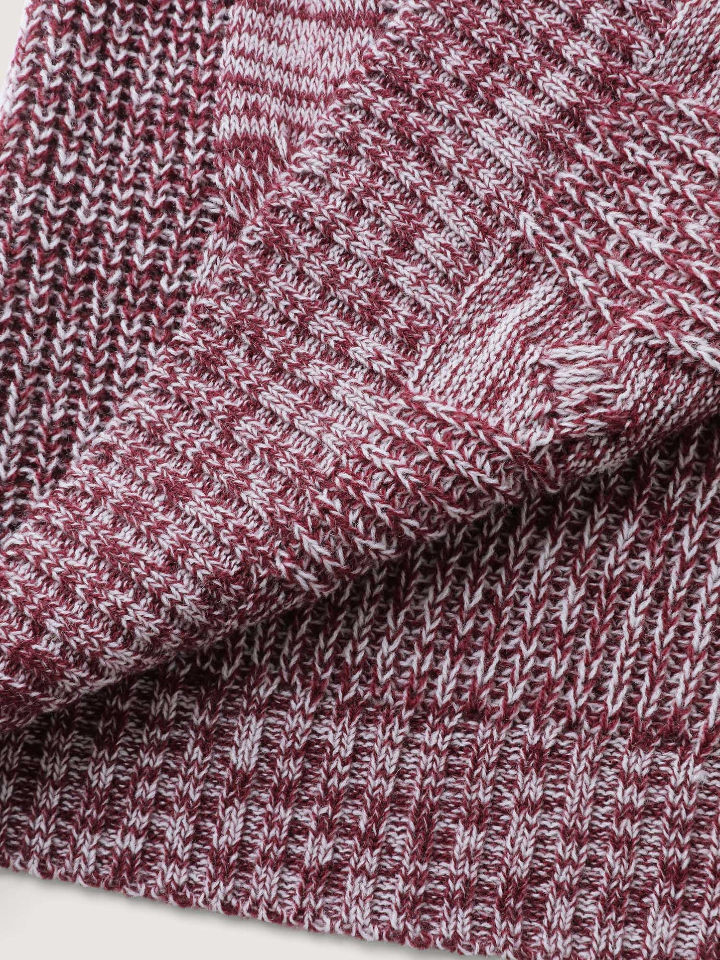 Cable Stitch Heather Hooded Knit Cardigan