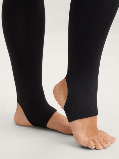 Stretch Solid Stirrup Tights