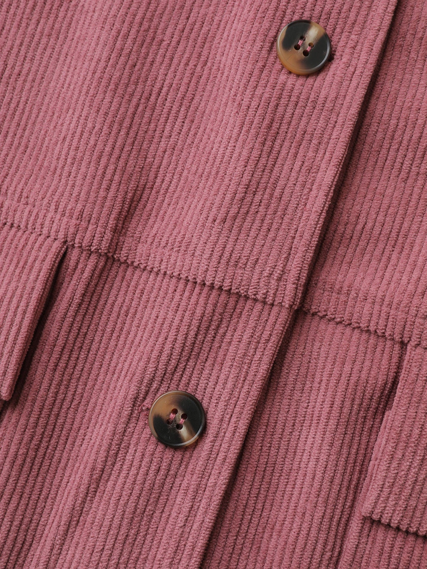 Ribbed Corduroy Deep Pockets Vest