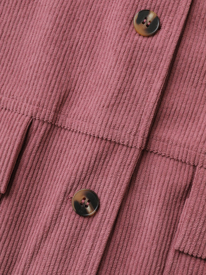 Ribbed Corduroy Deep Pockets Vest