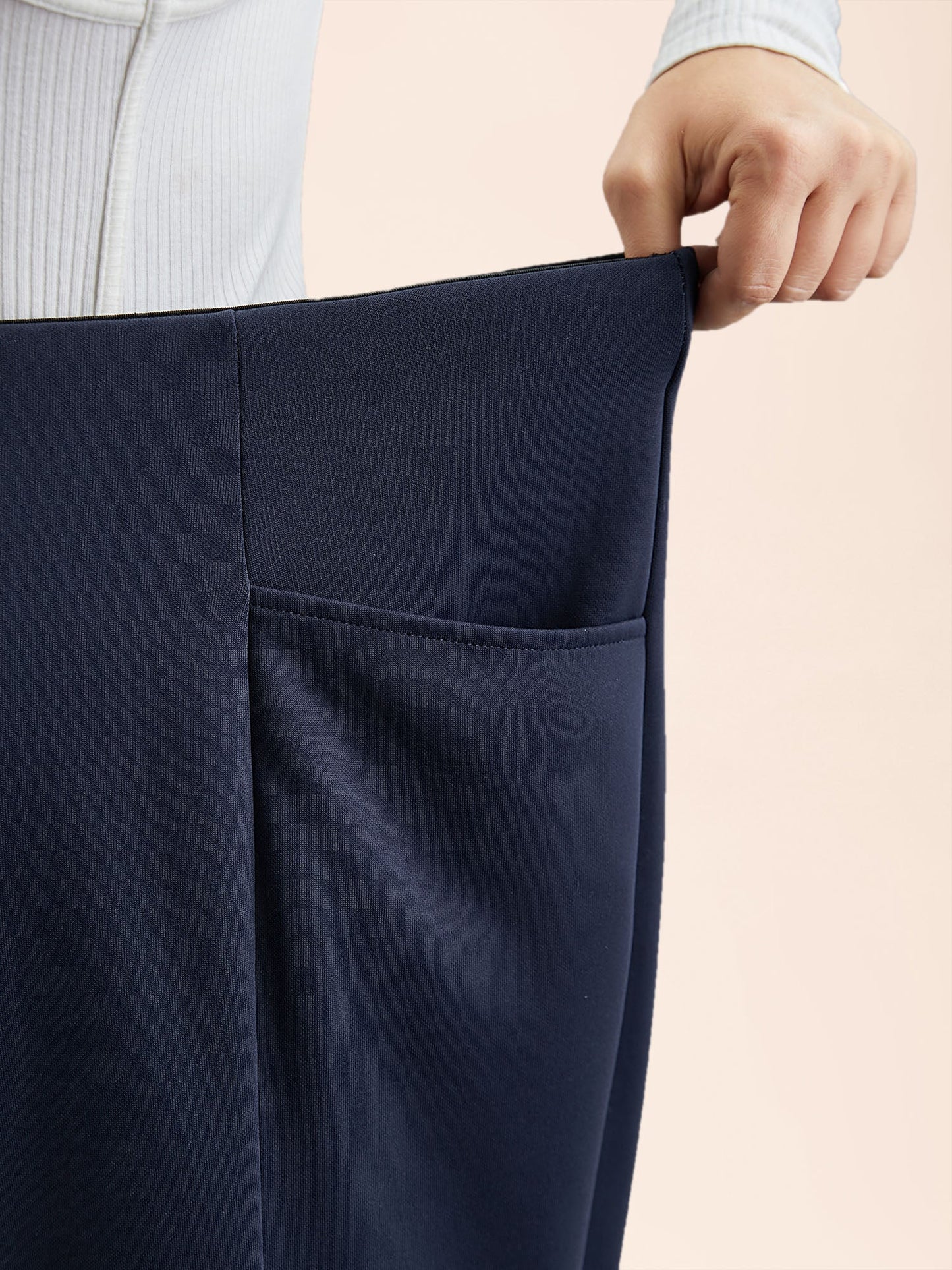 No-Waist Gap Straight Leg Pants